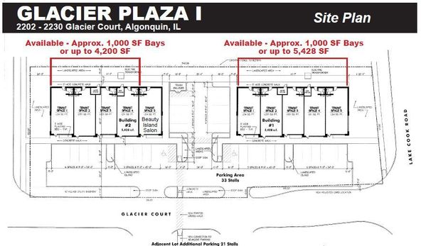 County Line Plaza, Glacier Plaza I & II : 2202 Glacier Court, Algonquin, IL 60102